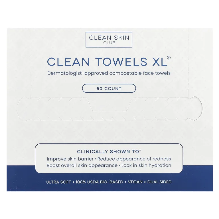 Clean Skin Club, чистые полотенца XL®, 50 шт.