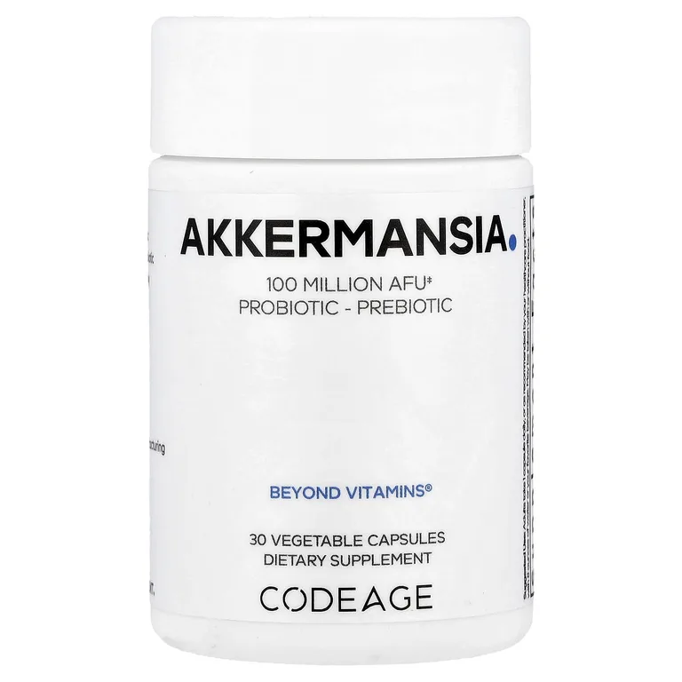 Codeage, Akkermansia, 30 растительных капсул