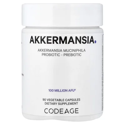 Codeage, Akkermansia, 90 растительных капсул
