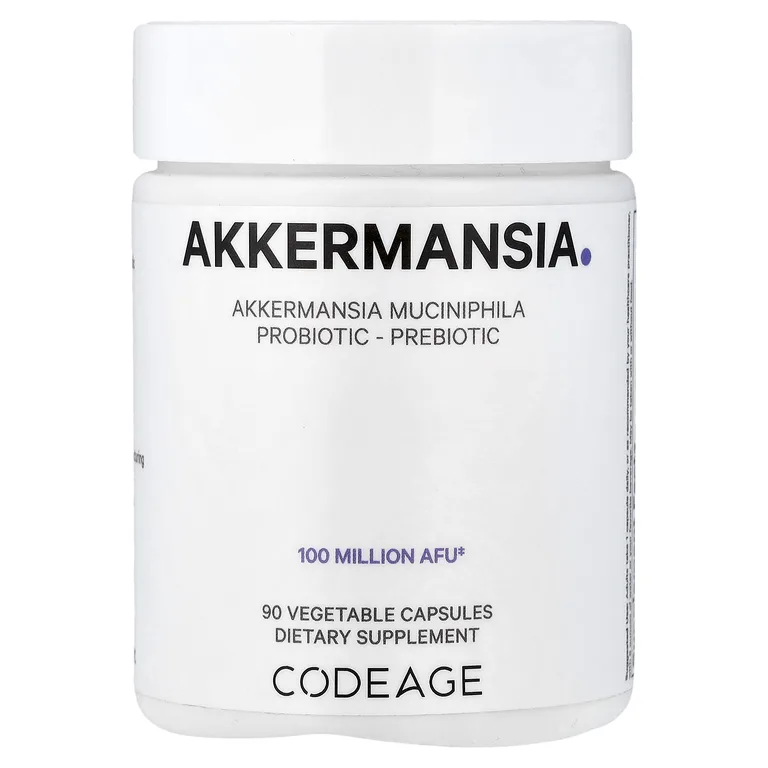 Codeage, Akkermansia, 90 растительных капсул