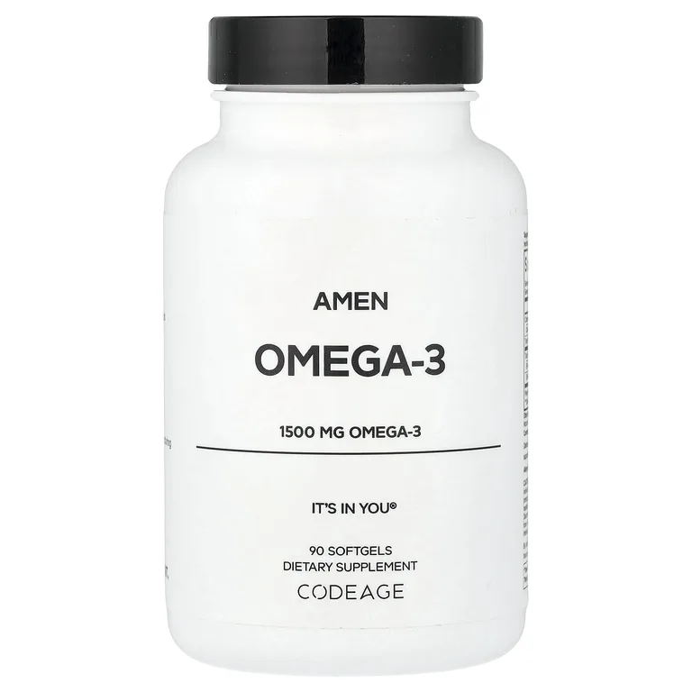 Codeage, Amen, омега-3, 90 капсул (750 мг в 1 капсуле)