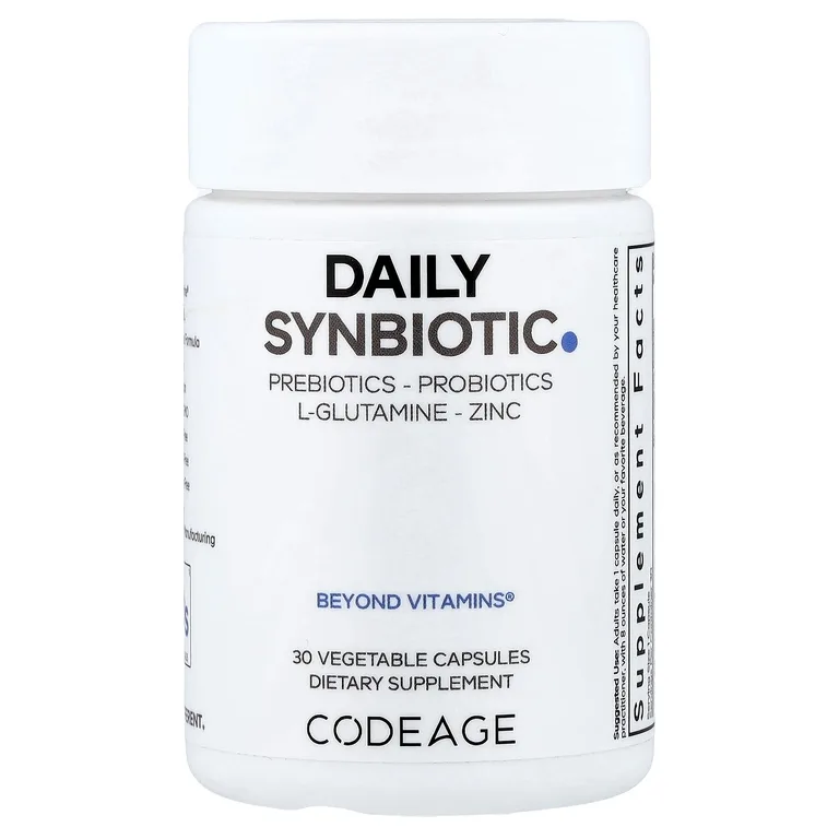 Codeage, Daily Synbiotic, 30 растительных капсул