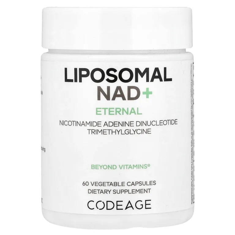 Codeage, Eternal, липосомальный НАД+, 60 растительных капсул