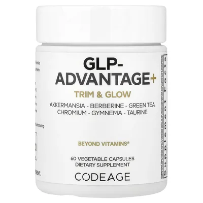 Codeage, GLP-Advantage+, 60 растительных капсул