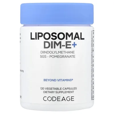 Codeage, Liposomal DIM-E+, дииндолилметан и витамин E, 120 растительных капсул