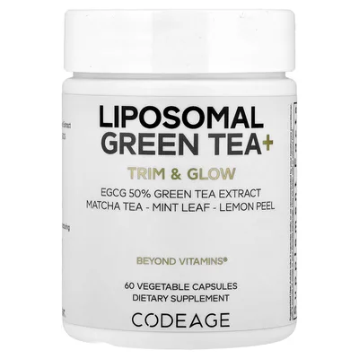 Codeage, Liposomal Green Tea +, 60 растительных капсул