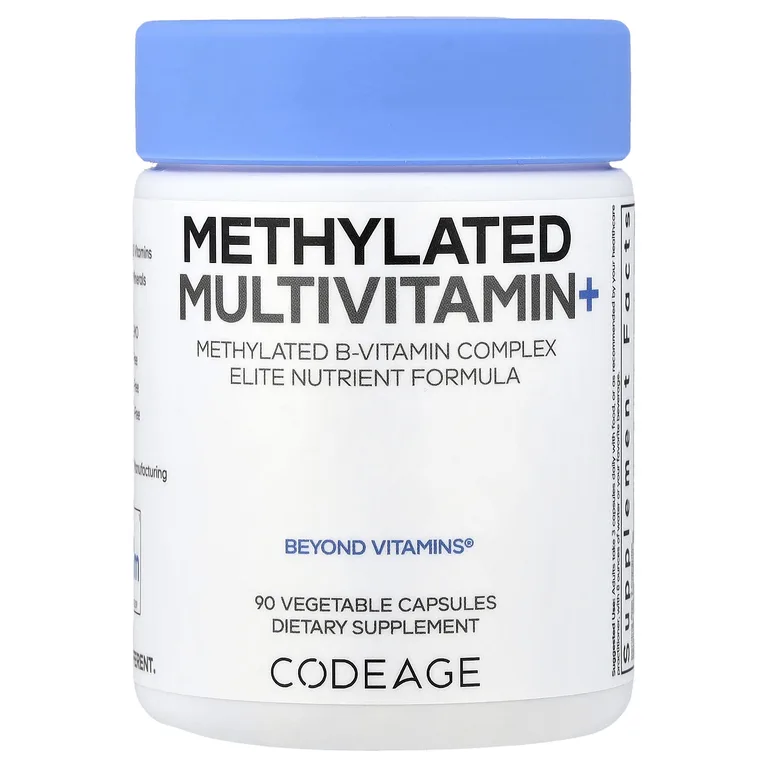 Codeage, Метилированный мультивитамин +, 90 растительных капсул