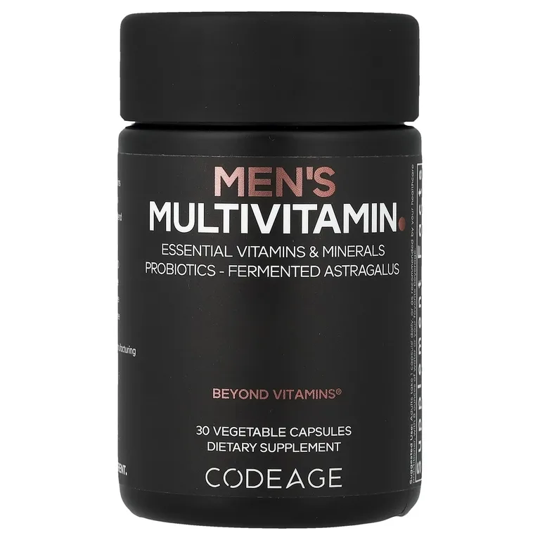 Codeage, мультивитамины для мужчин, 30 растительных капсул