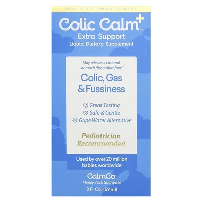 Colic Calm, колики, газообразование и беспокойство, дополнительная поддержка, 59 мл (2 жидк. унции)