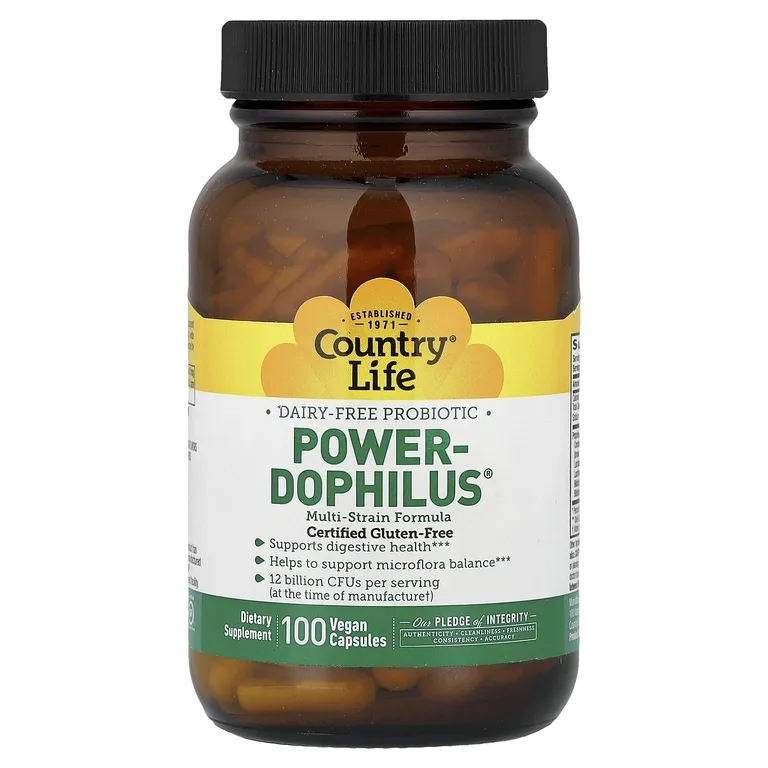 Country Life, Power-Dophilus®, 100 веганских капсул