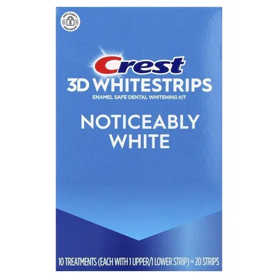 Crest, 3D Whitestrips, набор для безопасного отбеливания зубов, 20 полосок