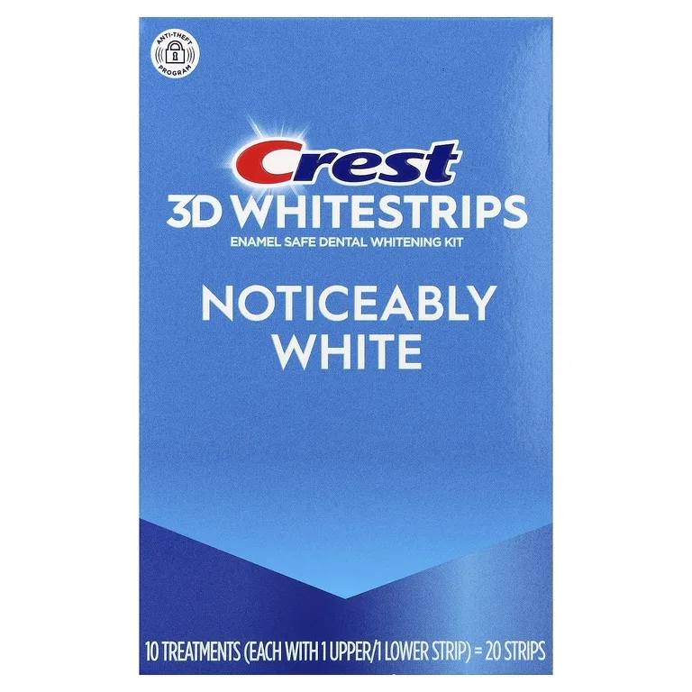 Crest, 3D Whitestrips, набор для безопасного отбеливания зубов, 20 полосок