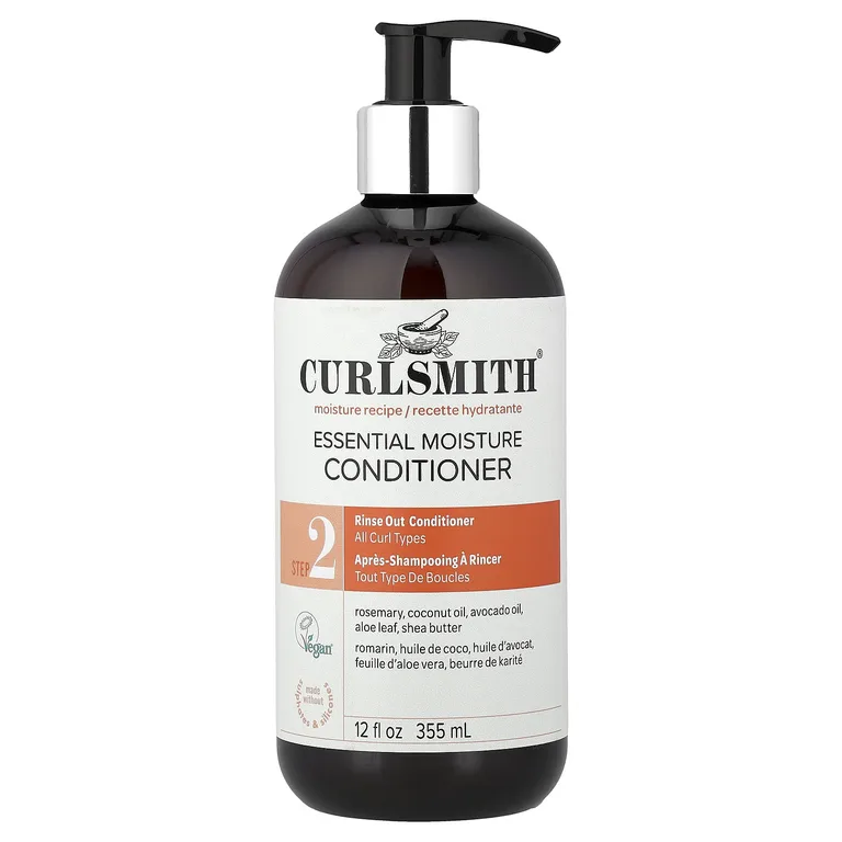 Curlsmith, Essential увлажняющий кондиционер, этап 2, для всех типов локонов, 355 мл (12 жидк. унций)