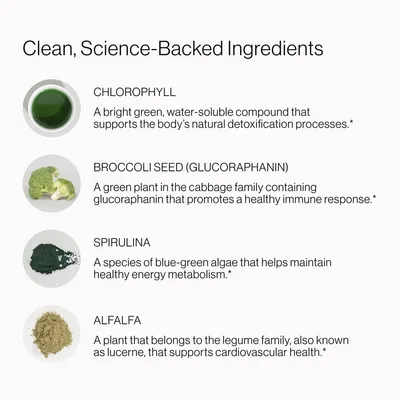 Cymbiotika, Super Greens, с хлорофиллом, цитрусовым и лаймом, 30 пакетиков (15 мл) каждый