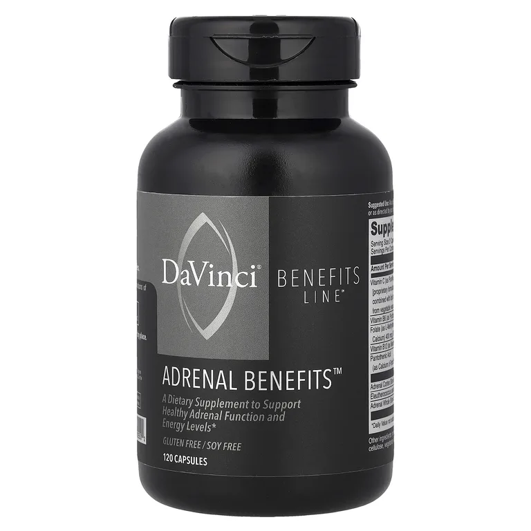 DaVinci Laboratories, Benefits Line™, Adrenal Benefits™, 120 капсул