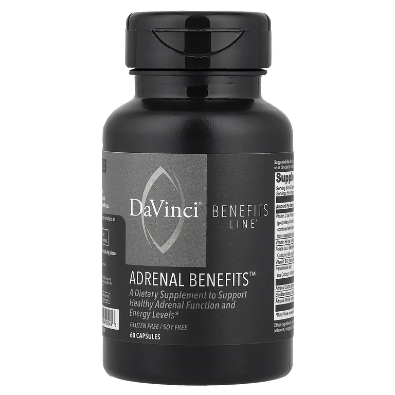 DaVinci Laboratories, Benefits Line™, Adrenal Benefits™, 60 капсул