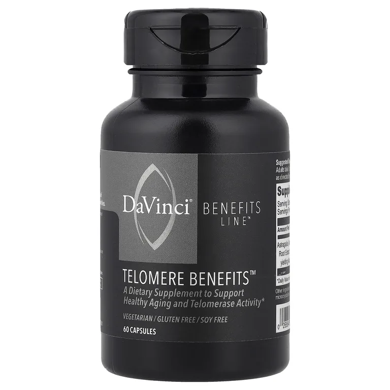 DaVinci Laboratories, Benefits Line™, Telomere Benefits™, 60 капсул (250 мг в 1 капсуле)