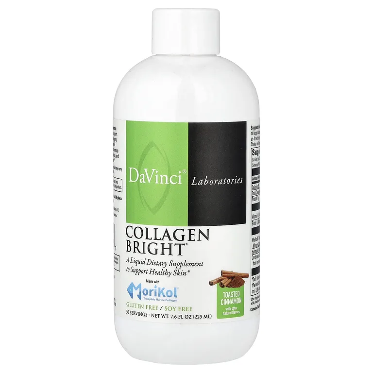 DaVinci Laboratories, Collagen Bright, обжаренная корица, 225 мл (7,6 жидк. унц.)