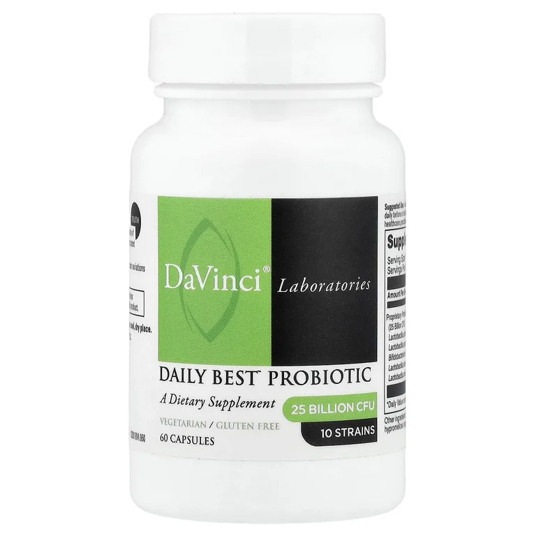 DaVinci Laboratories, Daily Best Probiotic, 25 млрд КОЕ, 60 капсул