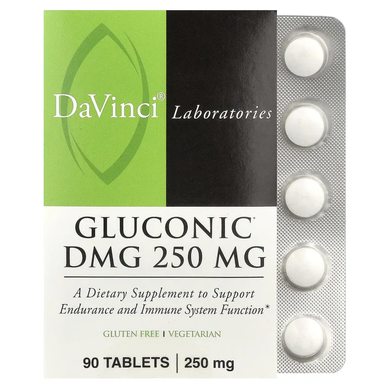DaVinci Laboratories, Глюконик DMG, 250 мг, 90 таблеток