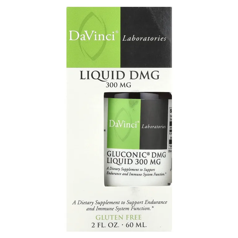 DaVinci Laboratories, Глюконик DMG, жидкий, 300 мг, 60 мл (2 жидк. унц.)
