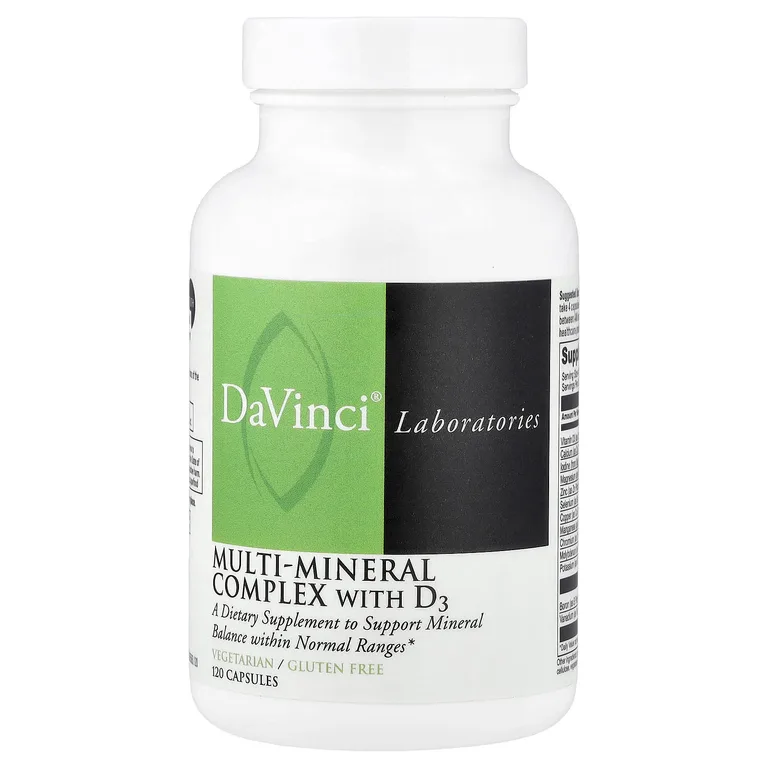 DaVinci Laboratories, Мультиминеральный комплекс с витамином D3`` 120 капсул
