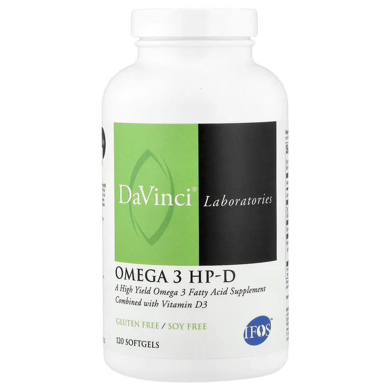 DaVinci Laboratories, Омега-3, 120 желатиновых капсул
