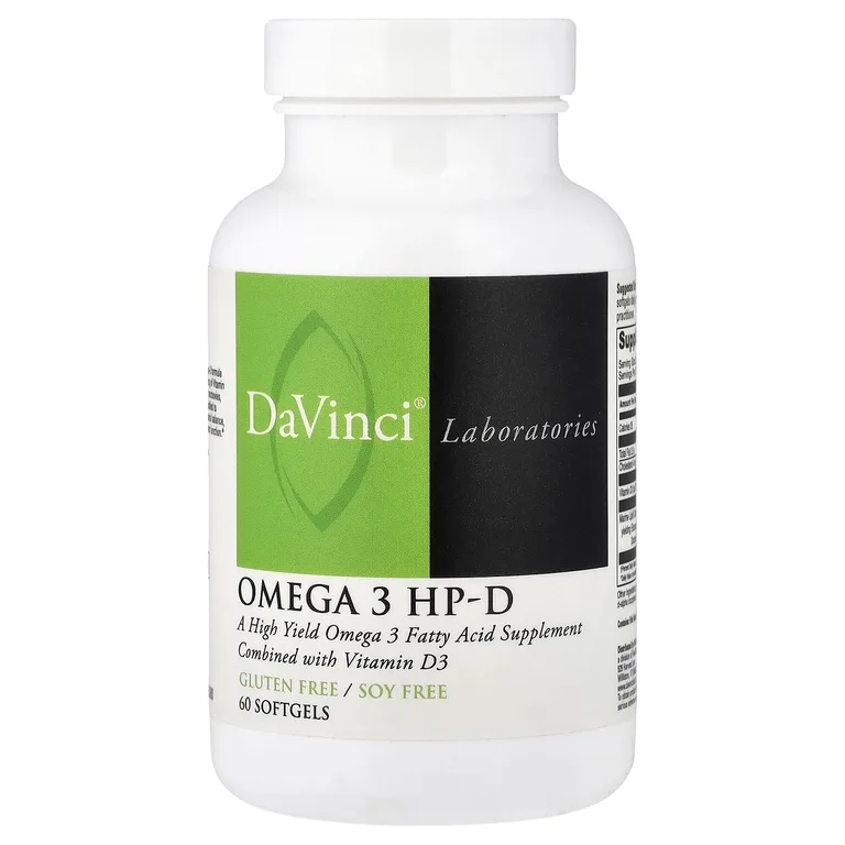 DaVinci Laboratories, Омега 3 HP-D, 60 мягких таблеток
