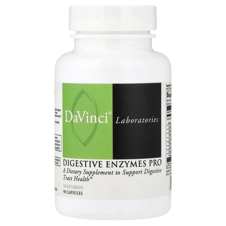 DaVinci Laboratories, пищеварительный фермент про, 90 капсул