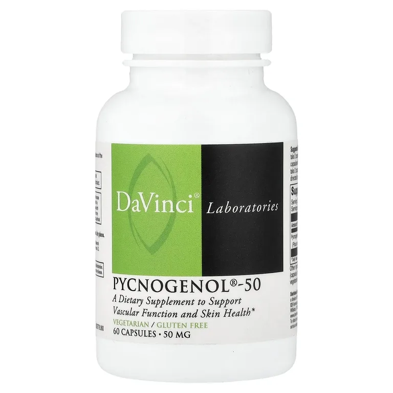 DaVinci Laboratories, Pycnogenol®-50, 50 мг, 60 капсул