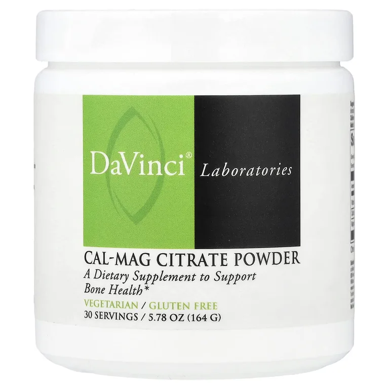 DaVinci Laboratories, цитрат кальция и магния в порошке, 164 г (5,78 унции)