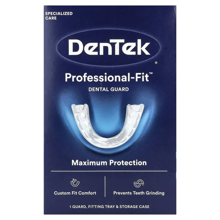 DenTek, Professional-Fit™, защитная пленка, 1 шт., 1 футляр для хранения и 1 защитная пленка