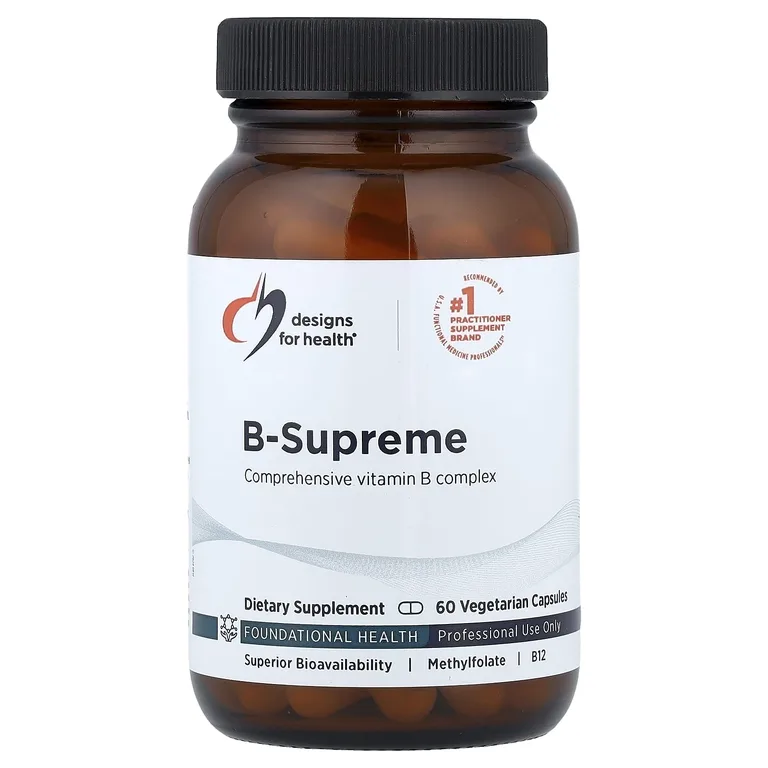 Designs For Health, B-Supreme, 60 вегетарианских капсул