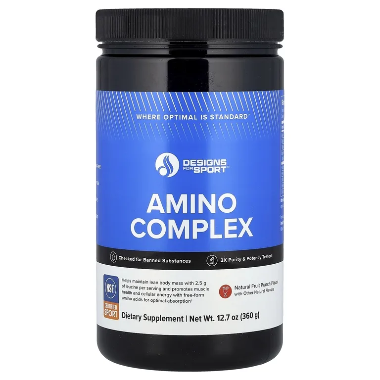 Designs For Health, Designs for Sport®, аминокислотный комплекс, фруктовый пунш, 360 г (12,7 унции)