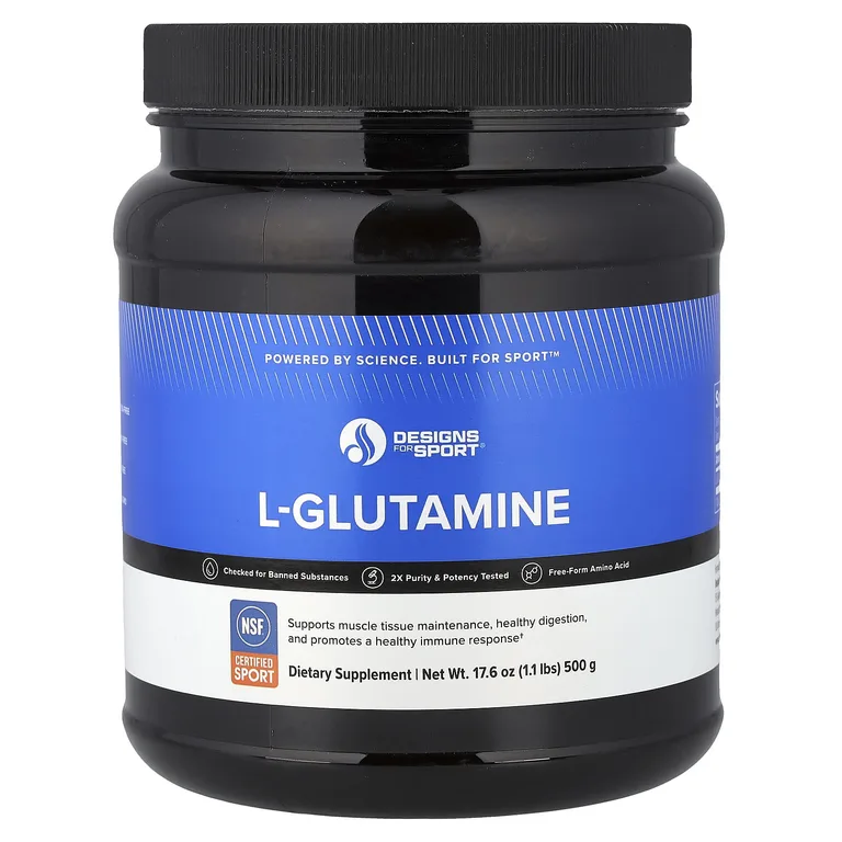 Designs For Health, Designs for Sport, L-глютамин, 500 г