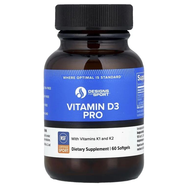 Designs For Health, Designs For Sport®, витамин D3 Pro, 60 мягких таблеток
