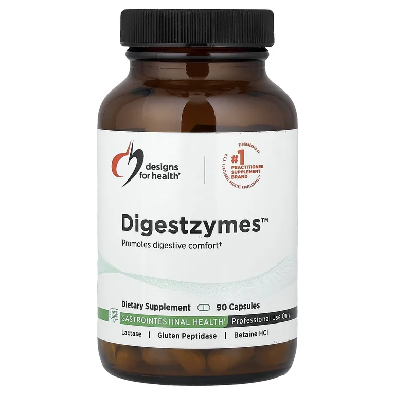 Designs For Health, Digestzymes™, 90 капсул