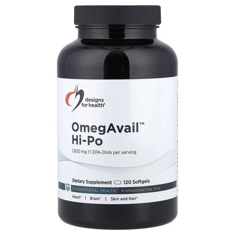 Designs For Health, OmegAvail™ Hi-Po, 120 капсул