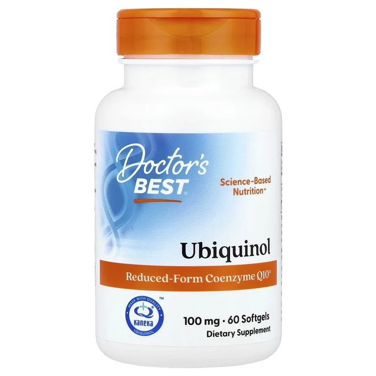 Doctor's Best, убихинол, 100 мг, 60 капсул