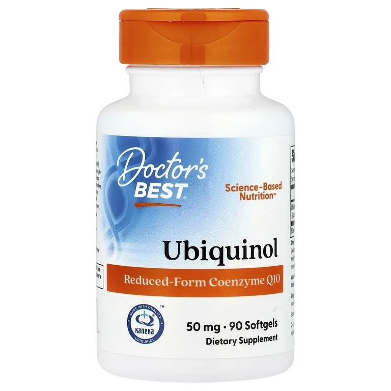 Doctor's Best, убихинол, 50 мг, 90 капсул