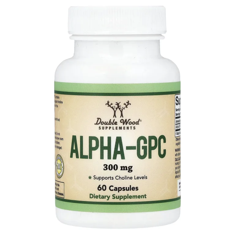 Double Wood Supplements, альфа-ГФХ, 300 мг, 60 капсул