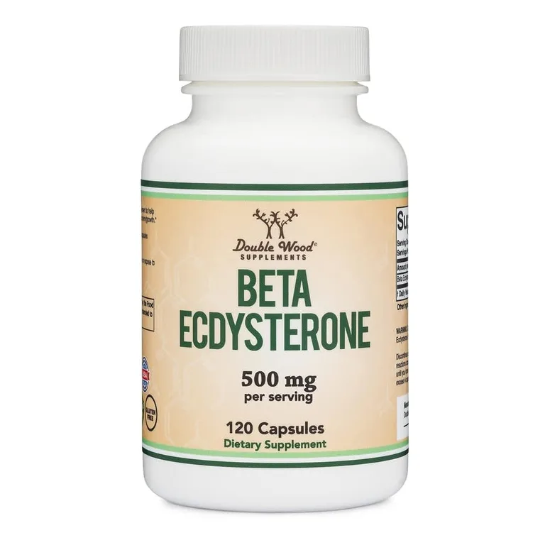 Double Wood Supplements, бета-экдистерон, 120 капсул (250 мг в 1 капсуле)