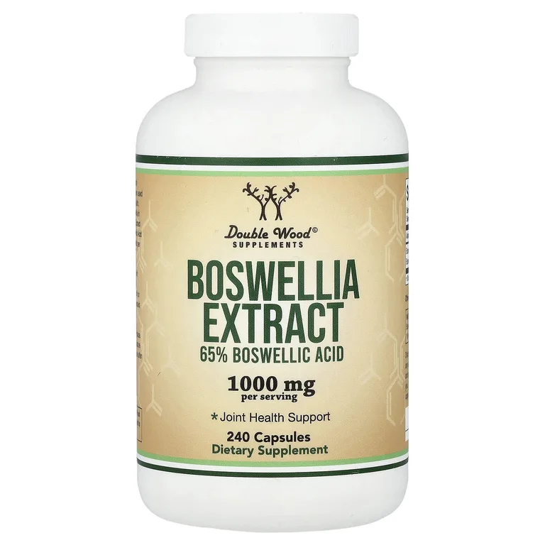 Double Wood Supplements, экстракт босвеллии, 240 капсул (500 мг в 1 капсуле)