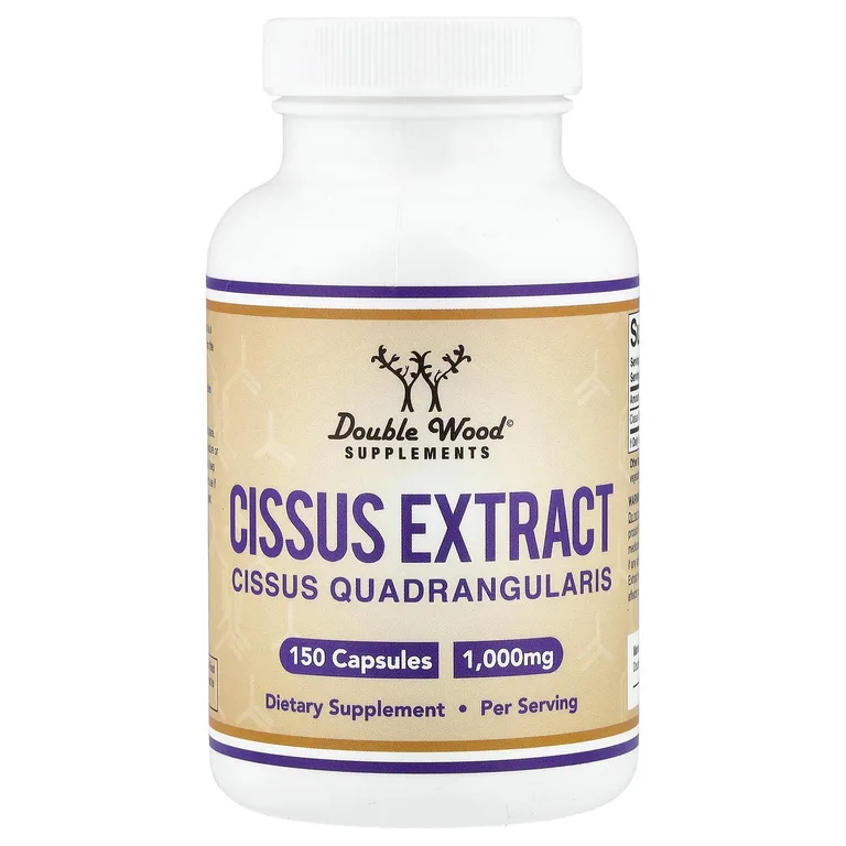 Double Wood Supplements, экстракт циссуса, 150 капсул (500 мг в 1 капсуле)