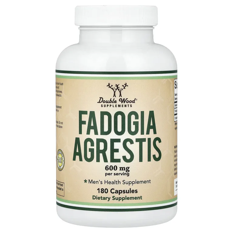Double Wood Supplements, фадогия (Fadogia arestis), 180 капсул (300 мг в 1 капсуле)