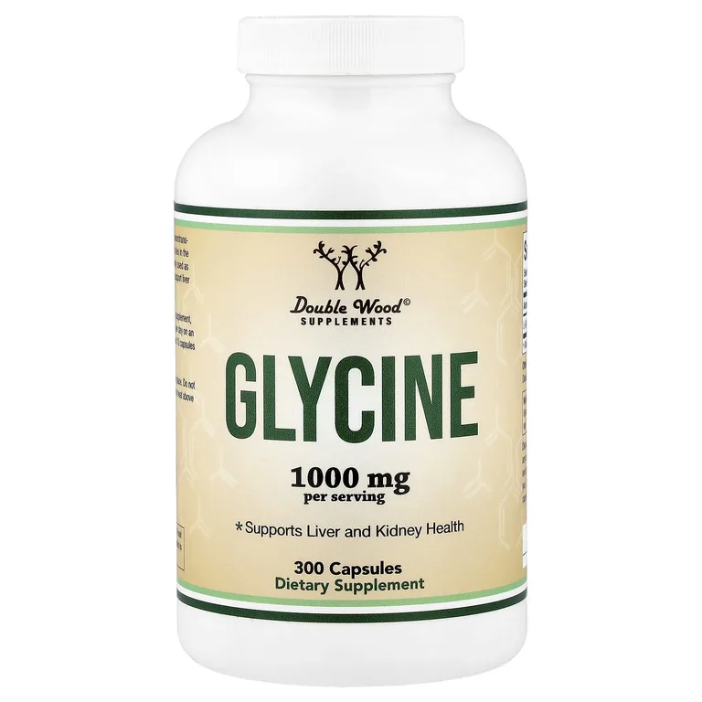 Double Wood Supplements, глицин, 300 капсул (500 мг в 1 капсуле)