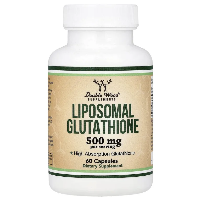 Double Wood Supplements, липосомальный глутатион, 60 капсул