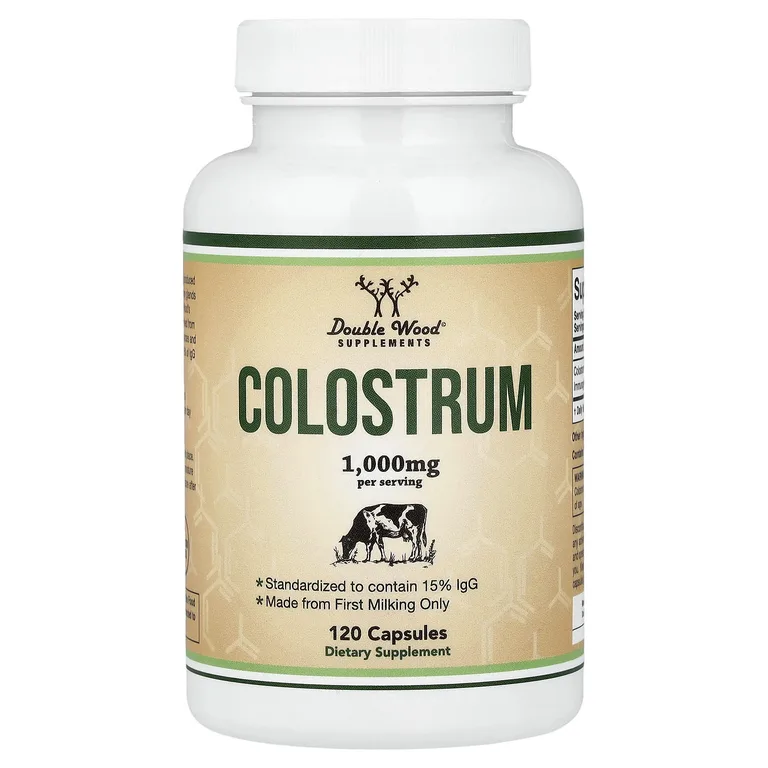 Double Wood Supplements, Молозиво, 120 капсул (500 мг на капсулу)