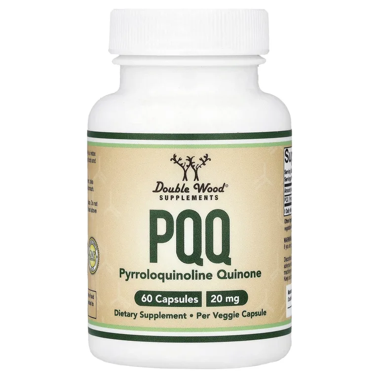 Double Wood Supplements, PQQ, 20 мг, 60 капсул