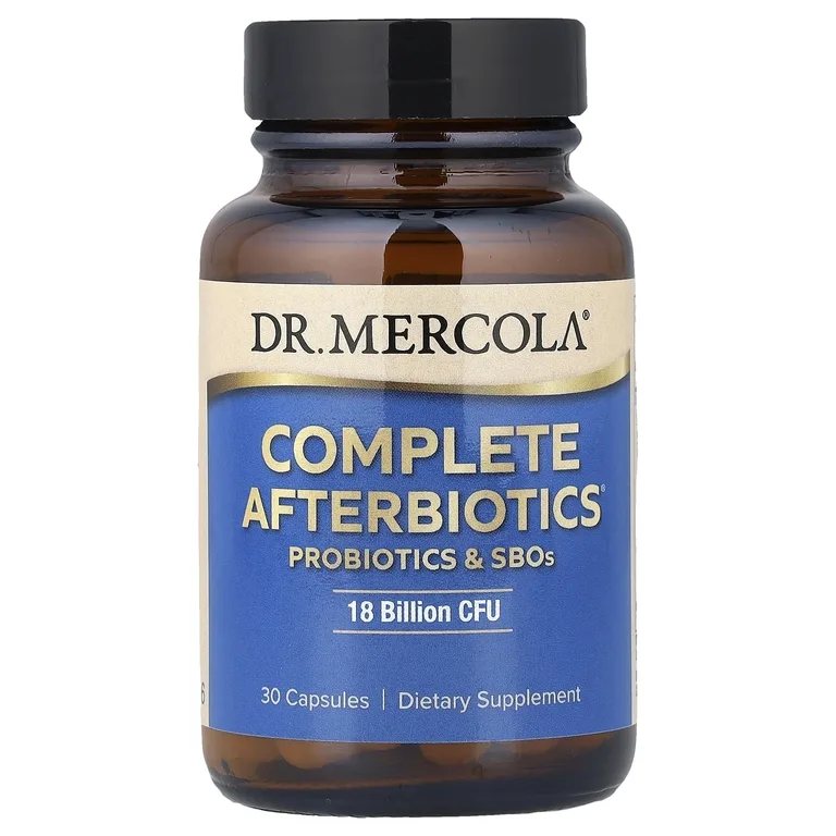 Dr. Mercola, Complete Afterbiotics®, пробиотики и почвенные организмы, 30 капсул
